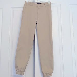 Under Armour Boys Khaki Joggers (Size 10)